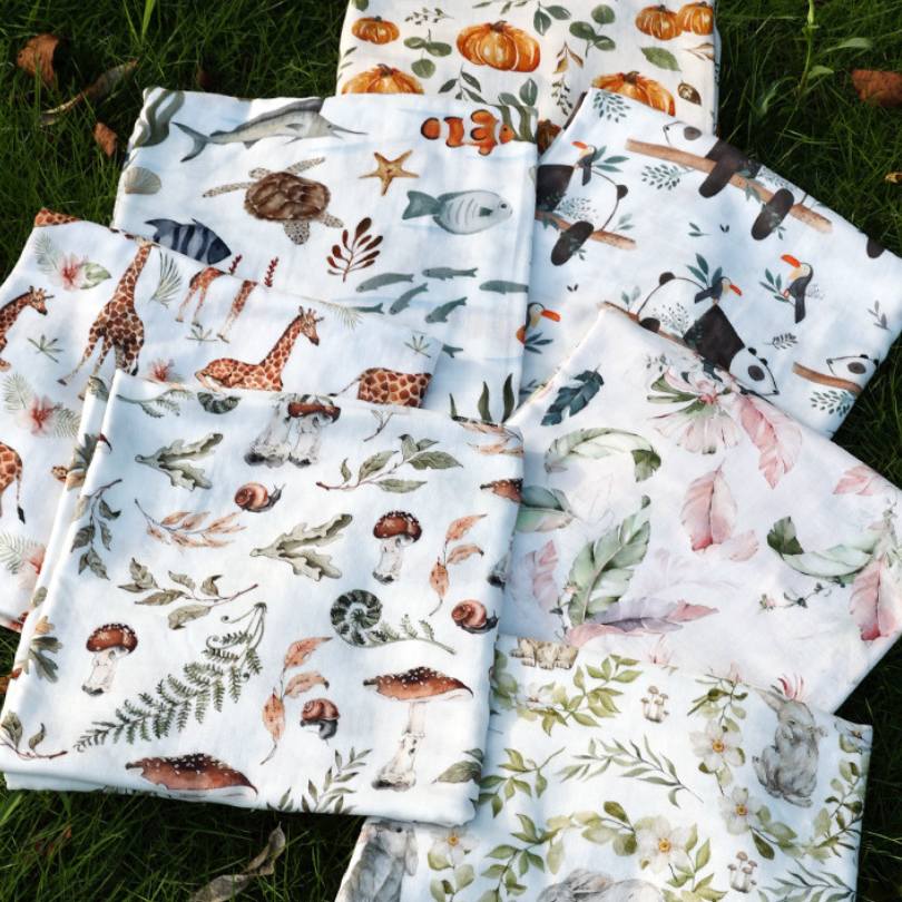 Bamboo Cotton Swaddling Blanket- CLEARANCE