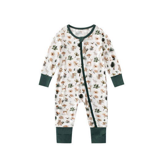 Baby Baby Sleeper Baby Zippy Bamboo Bamboo Pajamas Bamboo Zippy Google Mini SS2023 Sale SS2023 Zippy Zippys Bamboo Convertible Zippy || Magic Forest Isla + Bo