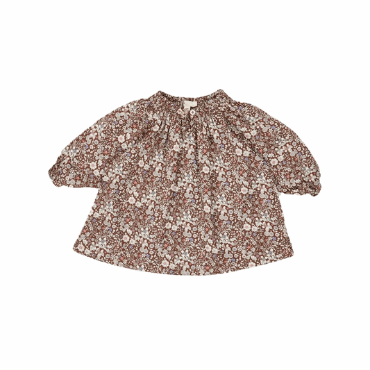 AW2023 Baby Baby Dress Cotton Cotton Dress new Sale Toddler Toddler Dress Cherished Blossoms Toddler Dress - Comfy Vintage-Inspired Playtime Frock Isla + Bo