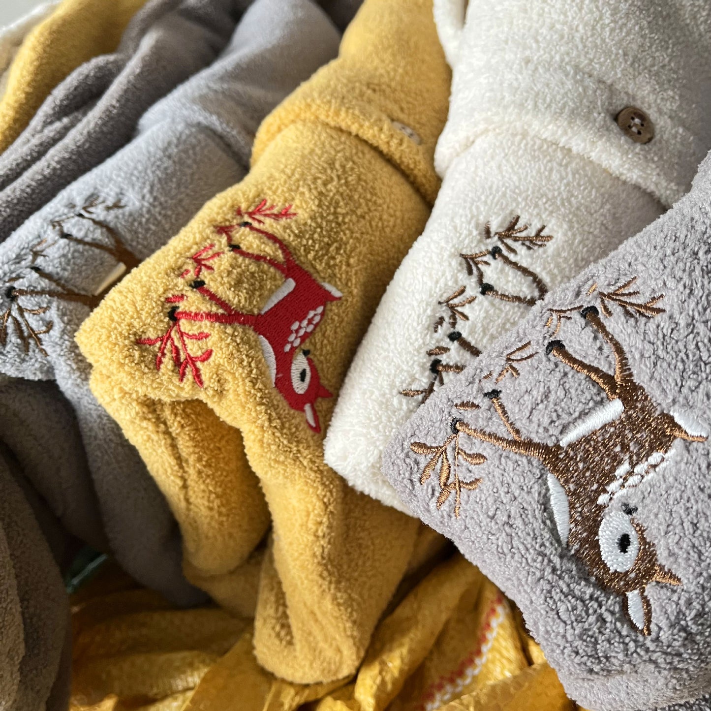 Woodland Embroidered 2-Piece Fleece Suit- CLEARANCE