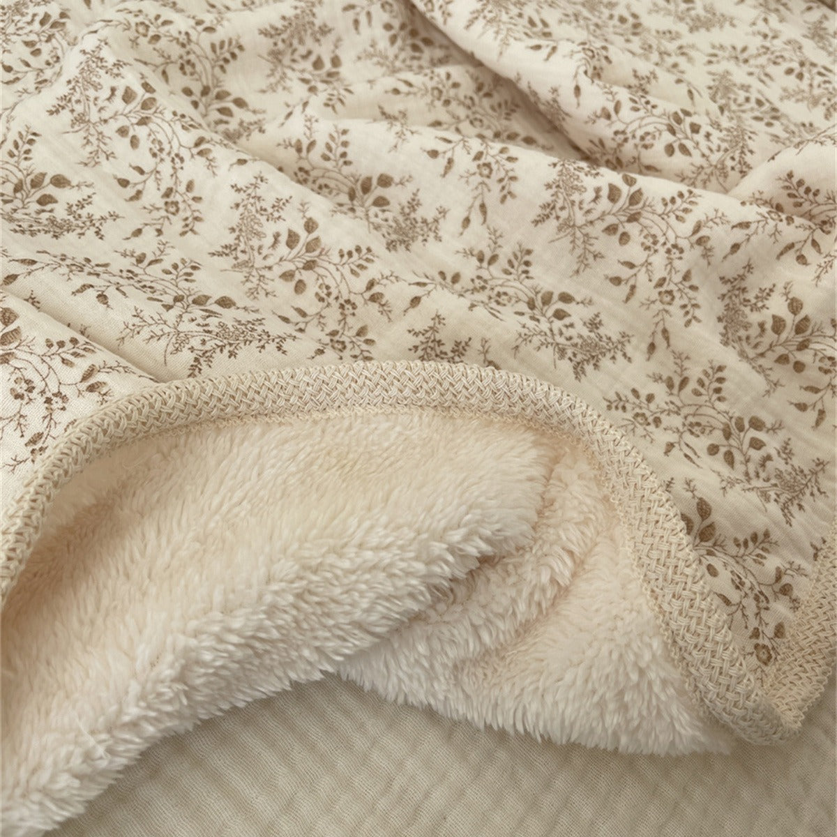 Vintage Plush lightweight Muslin Snuggle Blanket- CLEARANCE