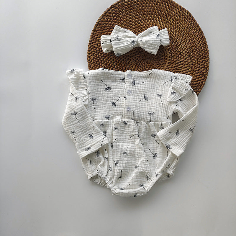 2-Piece Cotton Suit - Dandelion Dreams- CLEARANCE