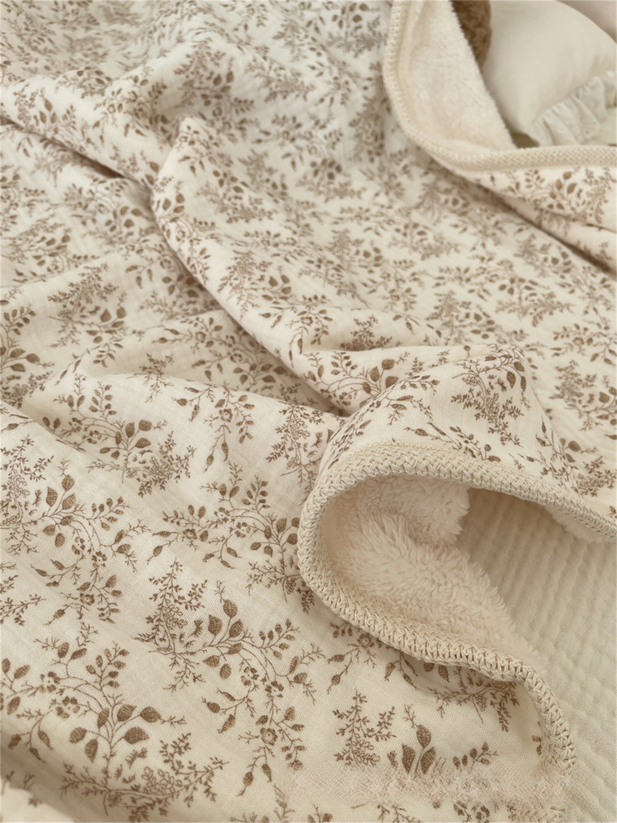 Vintage Plush lightweight Muslin Snuggle Blanket- CLEARANCE
