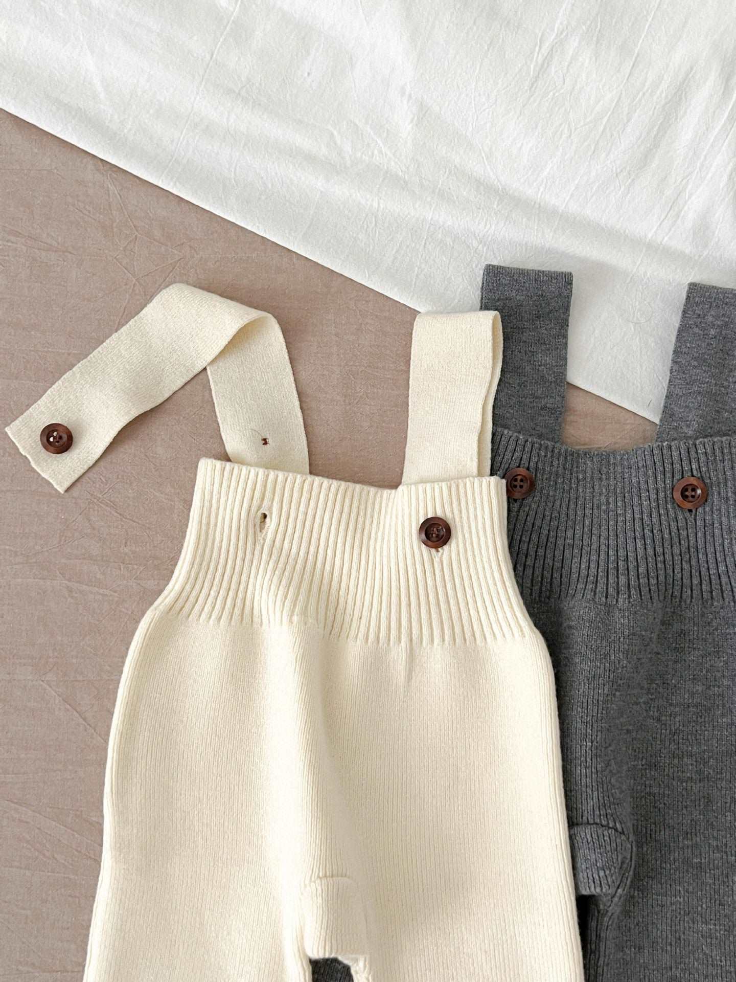 AW2023 Baby baby overalls Google Knit Knit Bottoms Knit Overalls knits Knitwear new POS Sale Toddler toddler overalls Solid Knit Overalls || Camel + 6 more colors... Isla + Bo