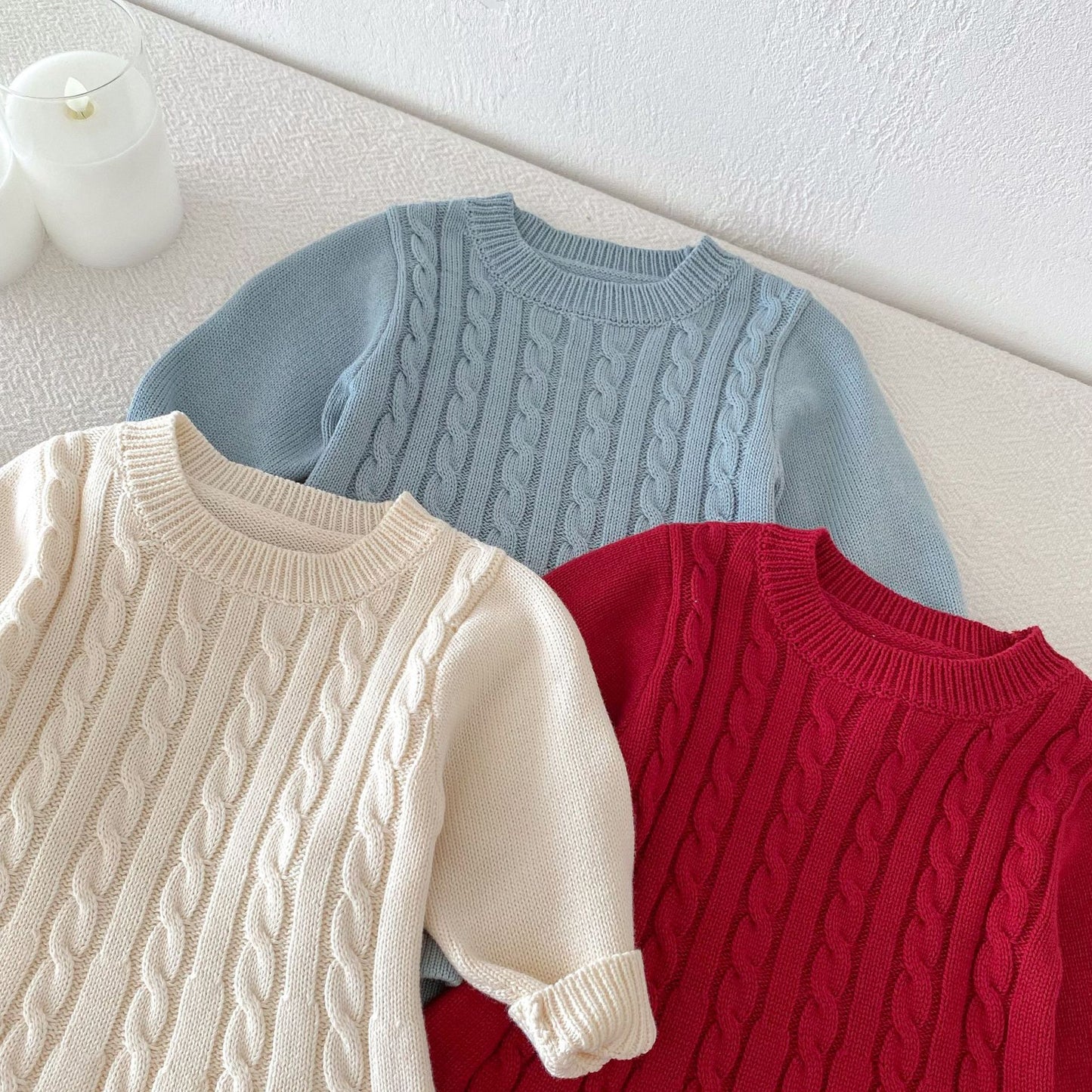 Twisted Knit Sweater Dress- CLEARANCE