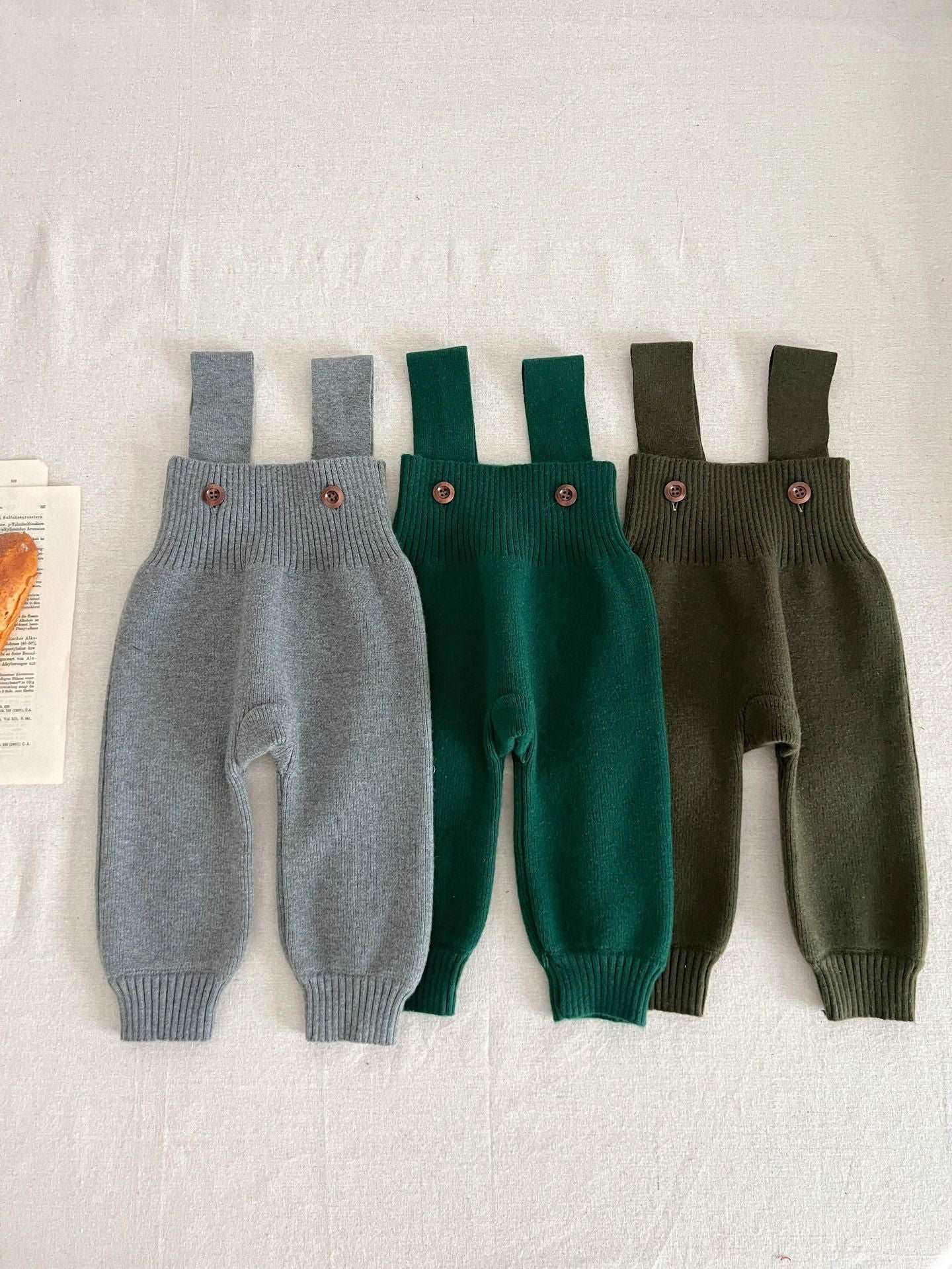 AW2023 Baby baby overalls Google Knit Knit Bottoms Knit Overalls knits Knitwear new POS Sale Toddler toddler overalls Solid Knit Overalls || Camel + 6 more colors... Isla + Bo