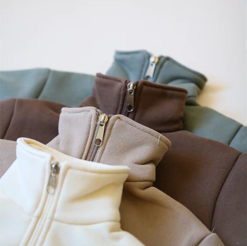 2-Piece Cozy Fleece Sweatshirt and Jogger Set- CLEARANCE