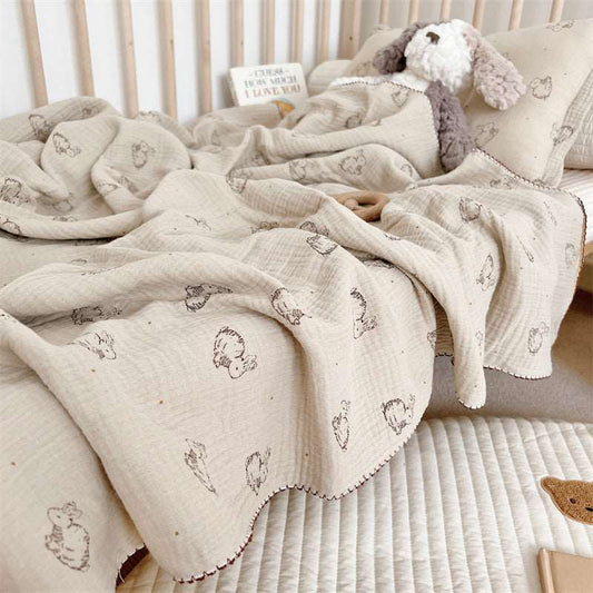 Baby Bunny Blanket + Matching Naptime Pillow- CLEARANCE