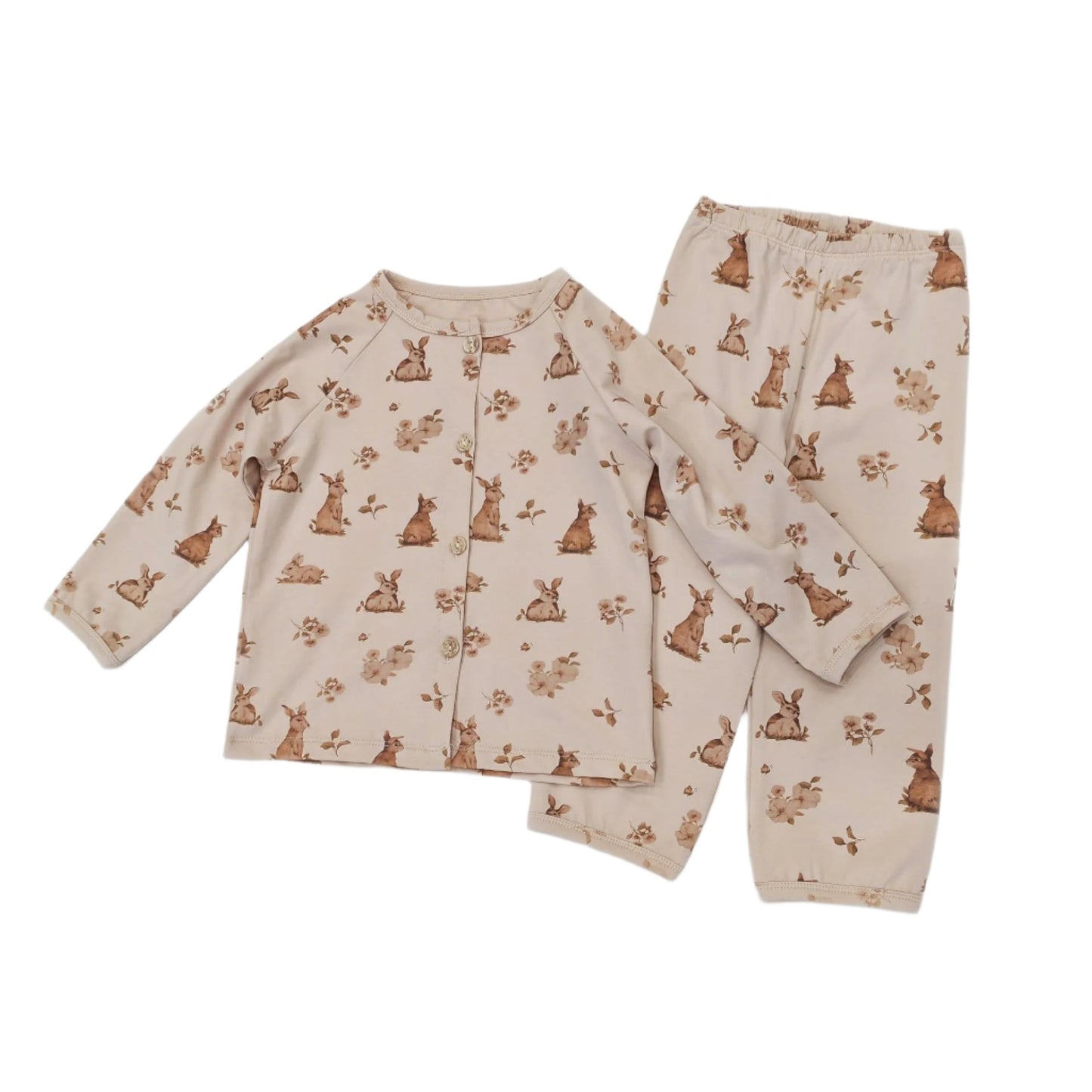 Fox and Friends Cotton Pajama Set - 2 Piece Button Front- CLEARANCE