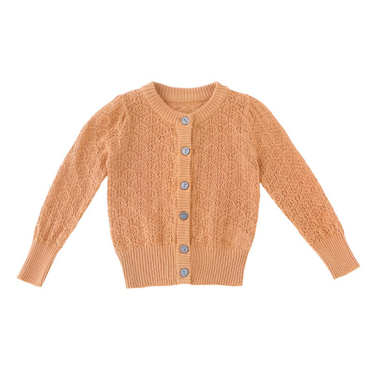 Baby Baby Knit Baby knit sweater Baby Knitwear Google Kids Kids Cardigan kids knit cardigan Kids Knit Sweater kids sweater Knitwear new Toddler Toddler Knit Sweater Hollow Knit Cotton Cardigan for Girls Isla + Bo