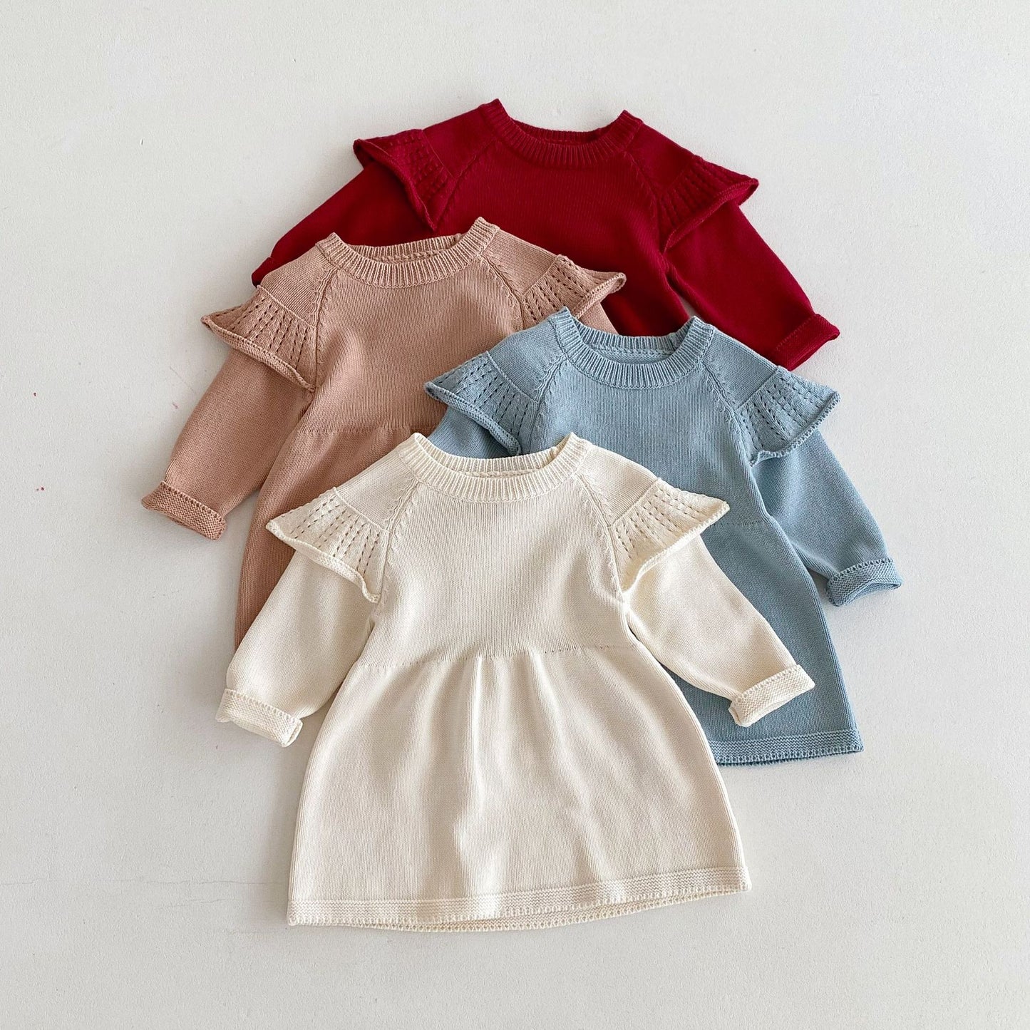 Long Sleeve Knit Dress- CLEARANCE