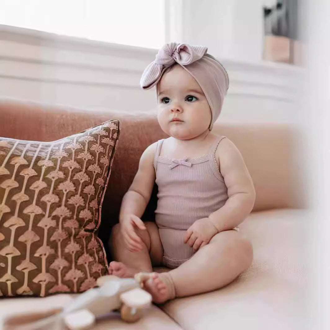 Baby Cotton Cotton Bodysuit Faire Google new SS2024 Ribbed Cotton Bodysuit for Infants Isla + Bo