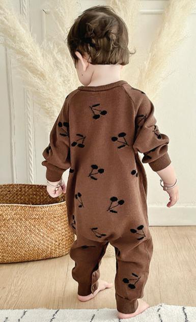 Button Front Knit Jumpsuit- CLEARANCE