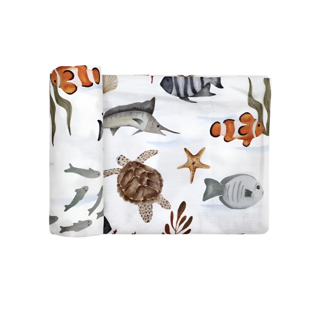 Bamboo Cotton Swaddling Blanket- CLEARANCE