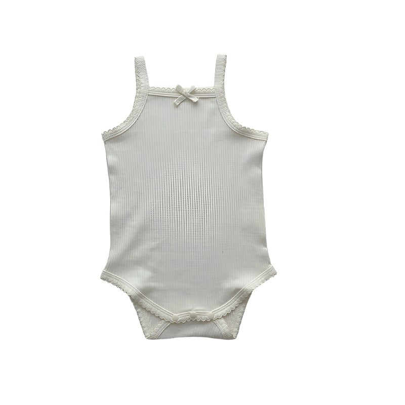 Ribbed Cotton Bodysuit for Infants