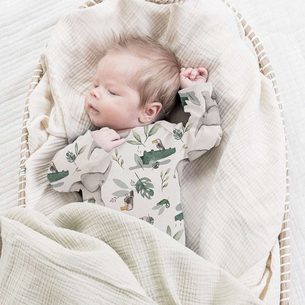 AW2023 Baby Baby Bodysuit Baby Cotton Bodysuit Cotton Cotton Bodysuit Cotton Top Google new Sale Long Sleeve Pullover Bodysuit Isla + Bo