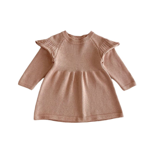 Long Sleeve Knit Dress- CLEARANCE