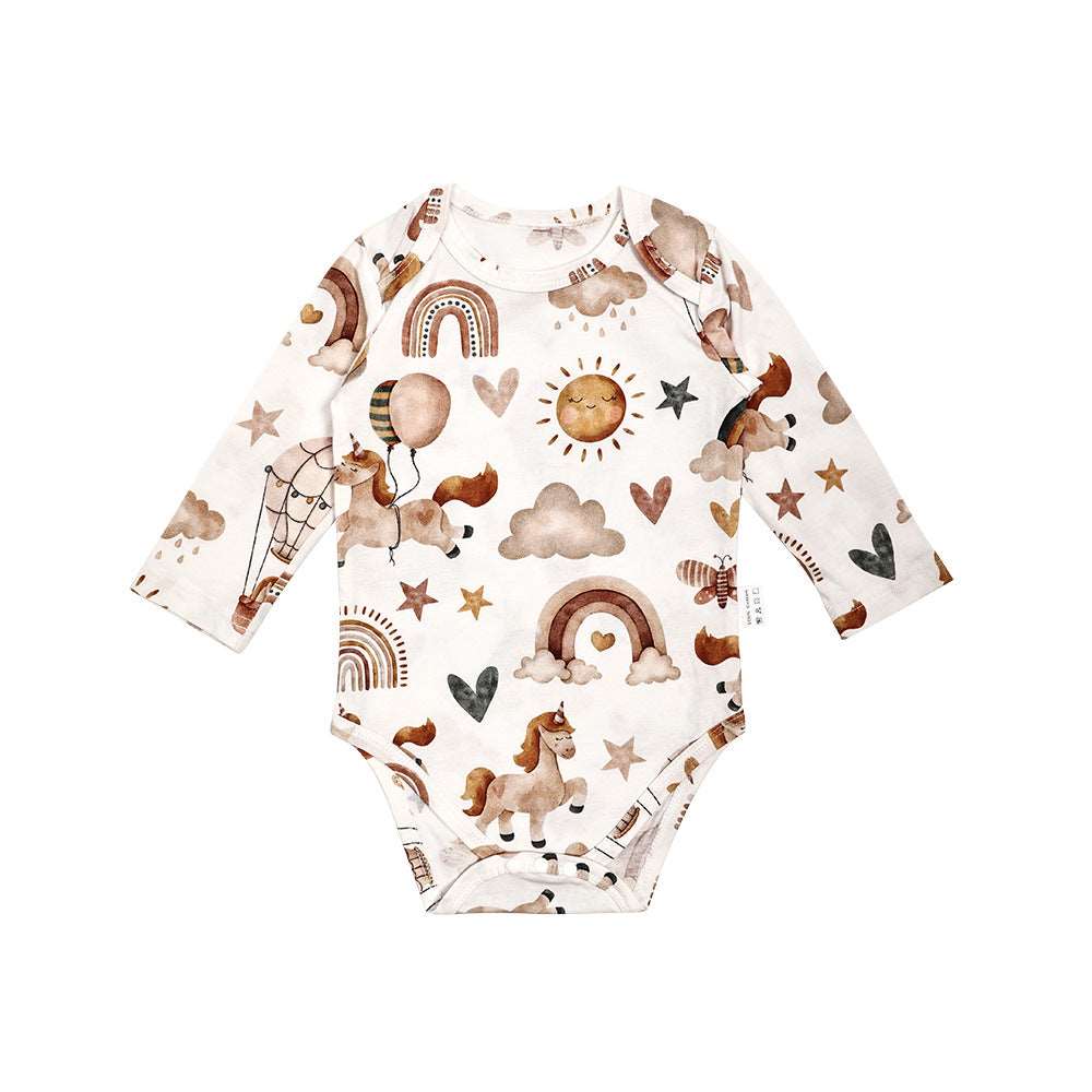 AW2023 Baby Baby Bodysuit Baby Cotton Bodysuit Cotton Cotton Bodysuit Cotton Top Google new Sale Long Sleeve Pullover Bodysuit Isla + Bo