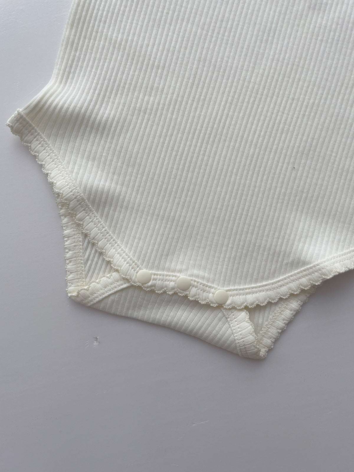 Baby Cotton Cotton Bodysuit Faire Google new SS2024 Ribbed Cotton Bodysuit for Infants Isla + Bo