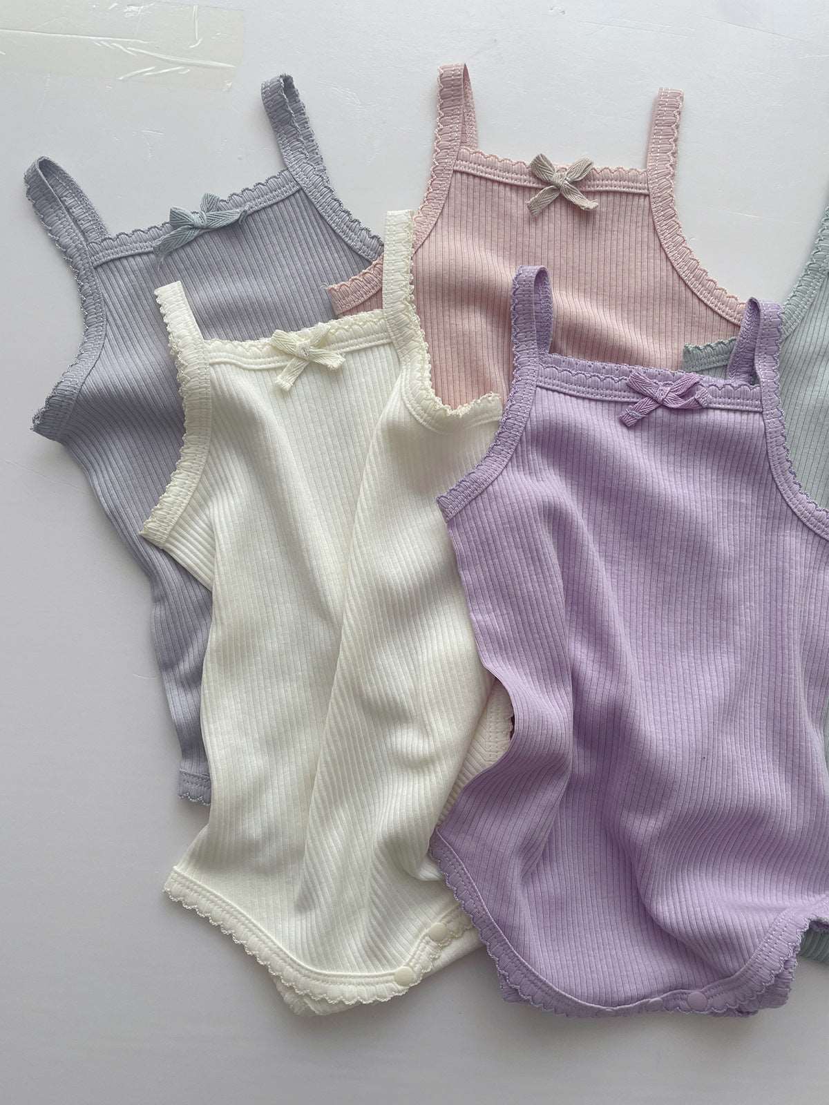 Baby Cotton Cotton Bodysuit Faire Google new SS2024 Ribbed Cotton Bodysuit for Infants Isla + Bo