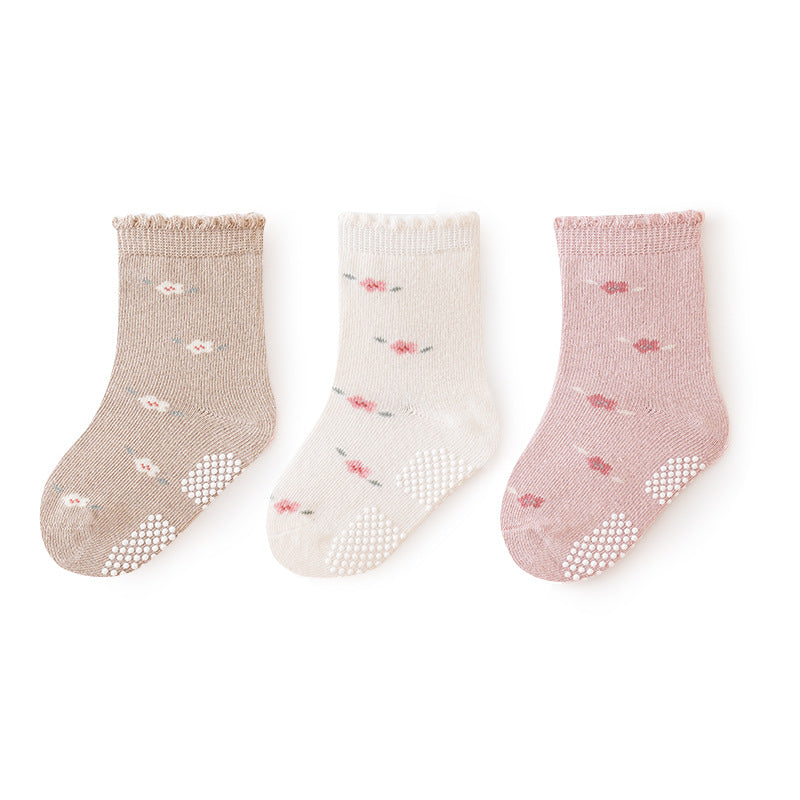 Accessories Baby Baby Socks Cotton Socks kids socks new Socks SS2024 Toddler toddler socks Soft Combed Cotton Anti-Slip Baby Socks Isla + Bo