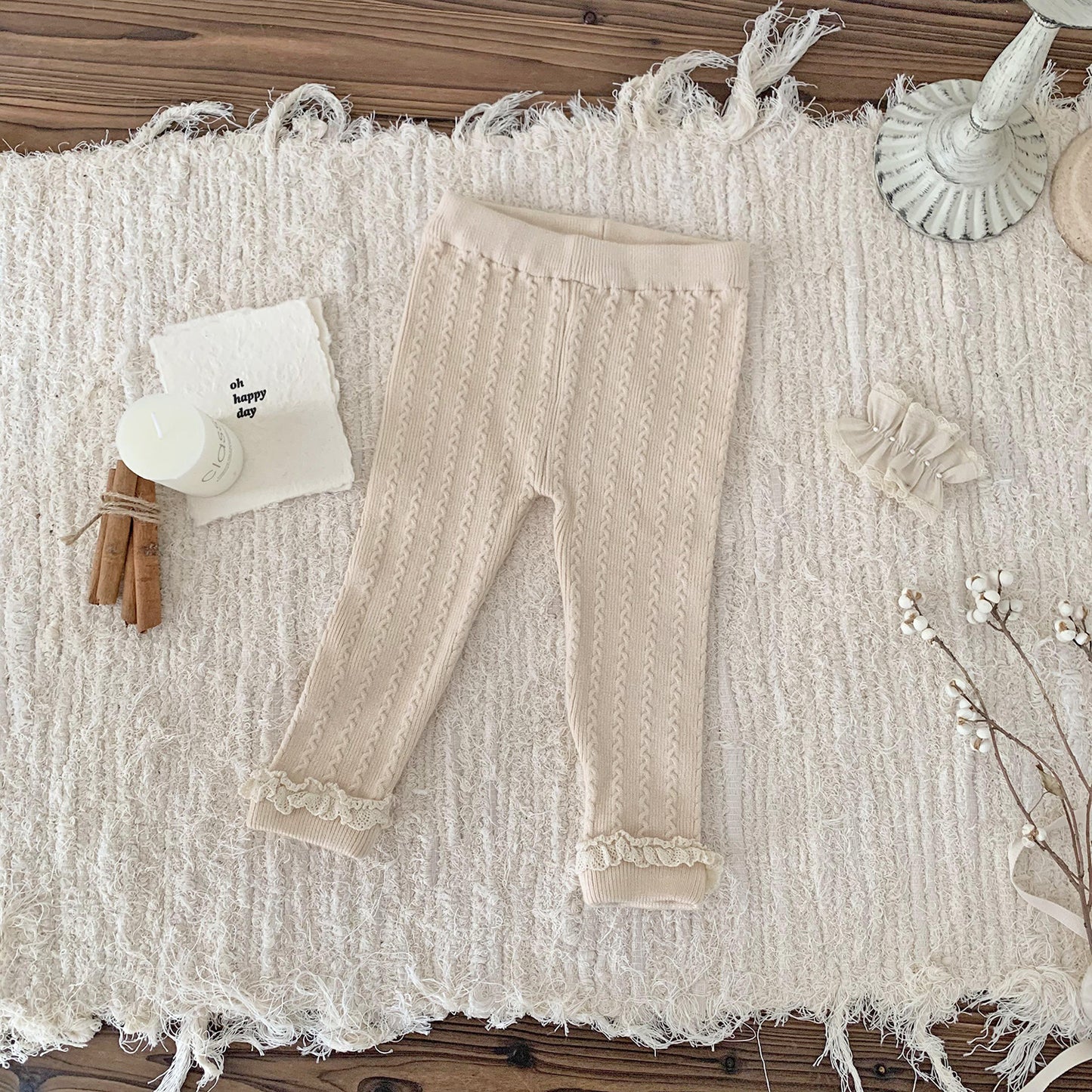 Classic Cable Knit Leggings- CLEARANCE