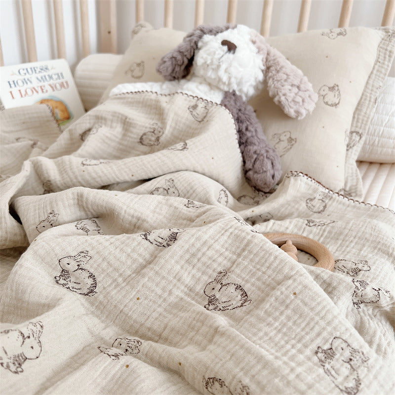 Baby Bunny Blanket + Matching Naptime Pillow- CLEARANCE