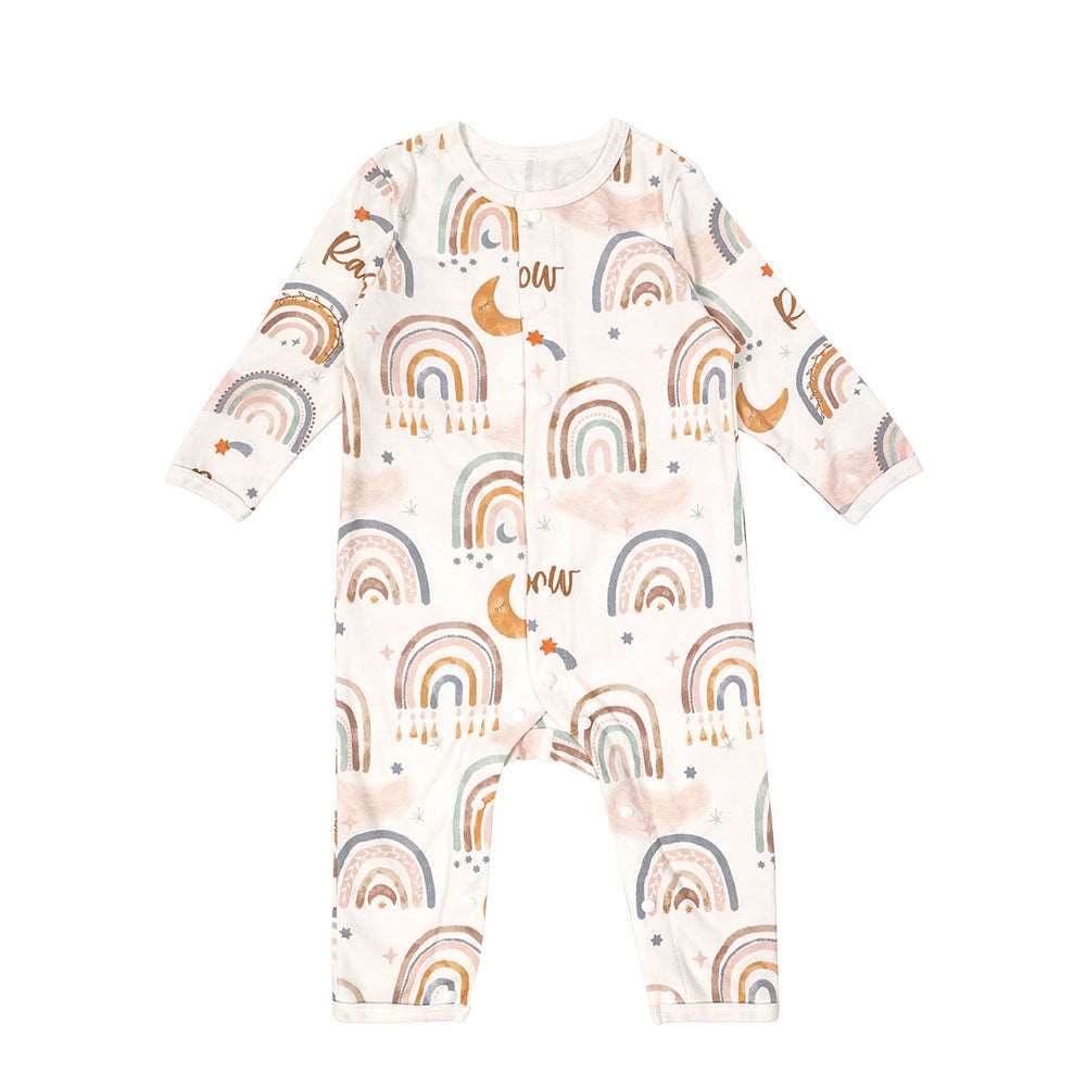 Organic Cotton Button Front Romper || Pony Party