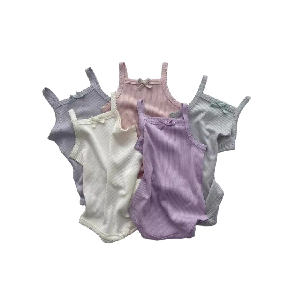 Ribbed Cotton Bodysuit for Infants