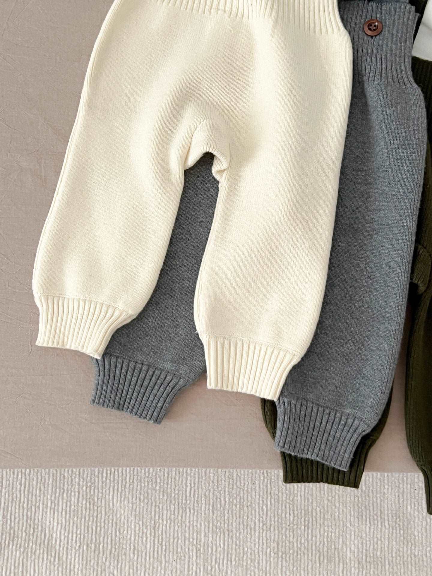 AW2023 Baby baby overalls Google Knit Knit Bottoms Knit Overalls knits Knitwear new POS Sale Toddler toddler overalls Solid Knit Overalls || Camel + 6 more colors... Isla + Bo