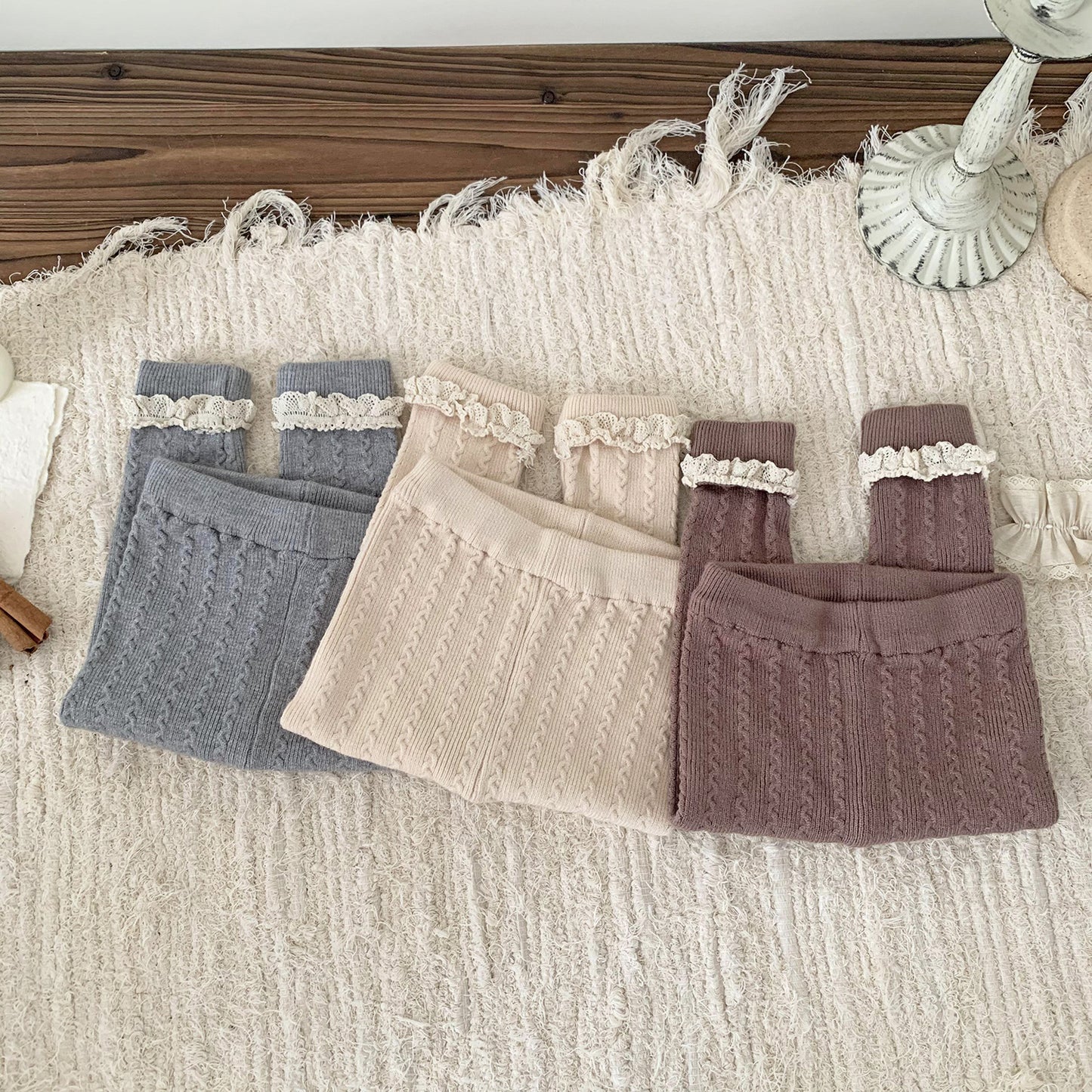 Classic Cable Knit Leggings- CLEARANCE