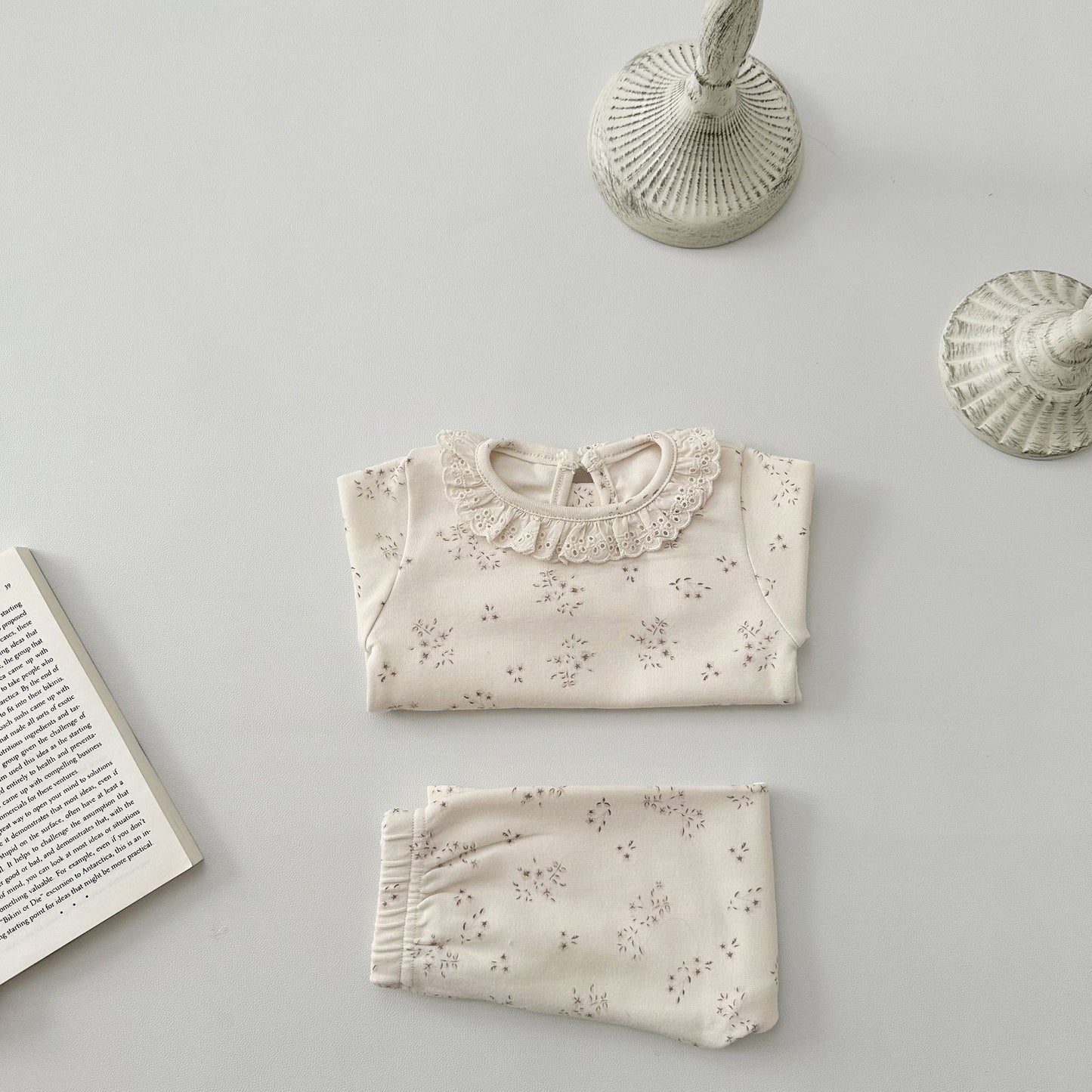 2 Piece Cotton Pajama Lounge Set- CLEARANCE