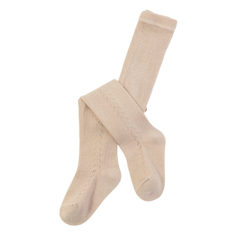 Baby Baby Accessories Baby Bottoms cotton tights Faire Google new SS2024 tights Toddler Toddler Accessories Toddler Bottoms toddler tights Open Knit Work Cotton Tights Isla + Bo