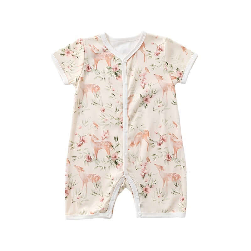 Baby baby cotton romper Baby Romper Cotton Cotton Romper Faire Google new SS2024 Short Sleeve Cotton Romper Isla + Bo