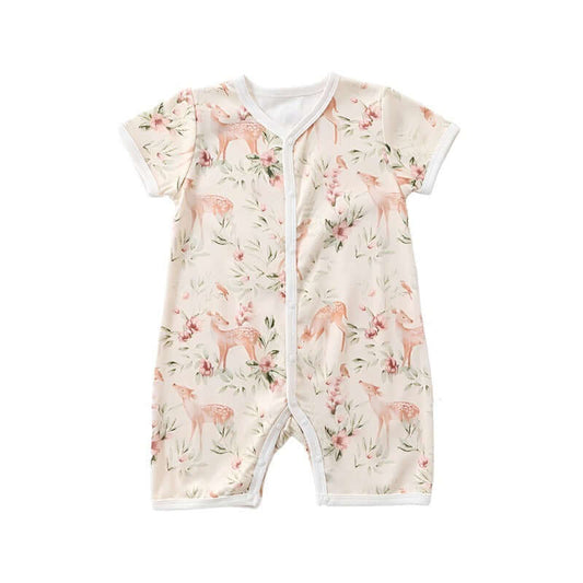 Baby baby cotton romper Baby Romper Cotton Cotton Romper Faire Google new SS2024 Short Sleeve Cotton Romper Isla + Bo