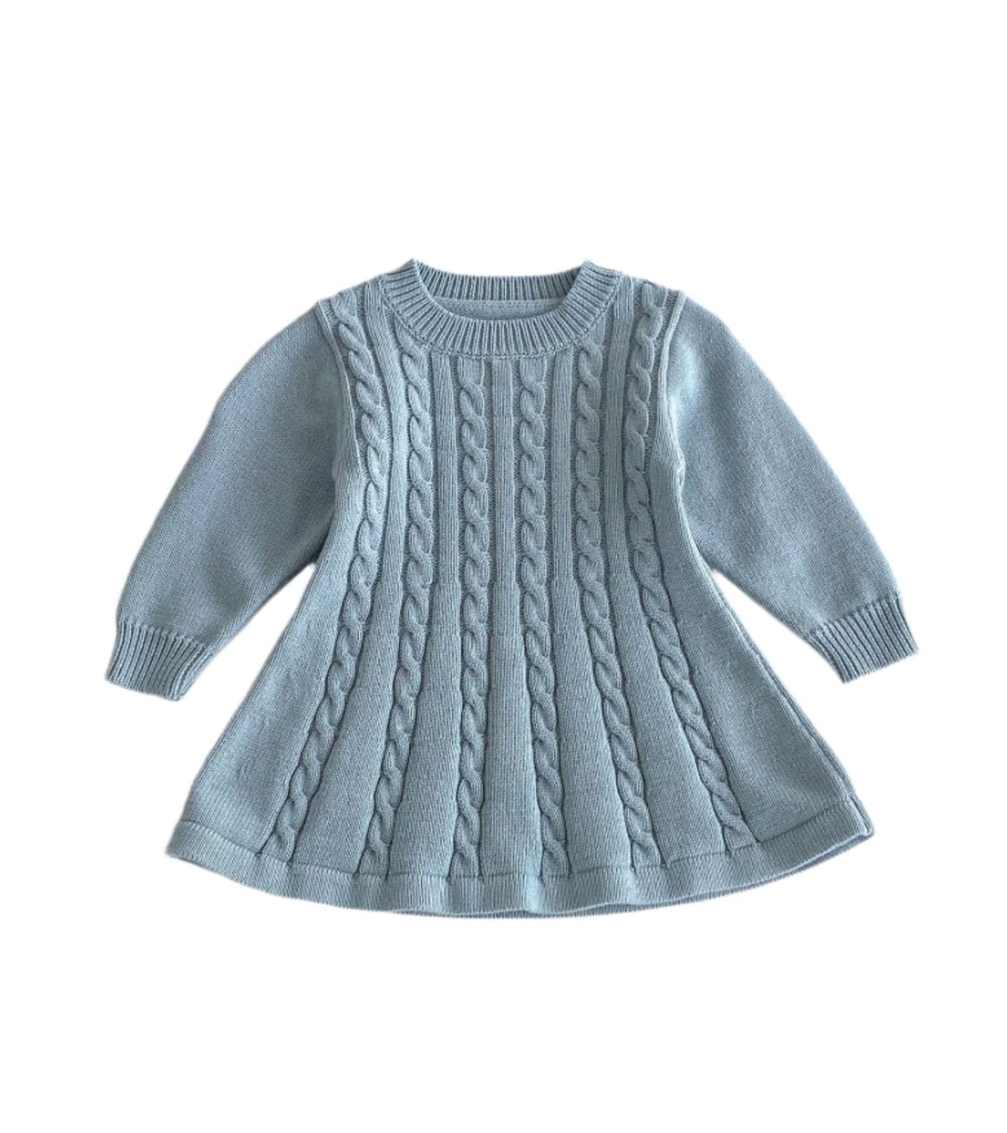 Twisted Knit Sweater Dress- CLEARANCE