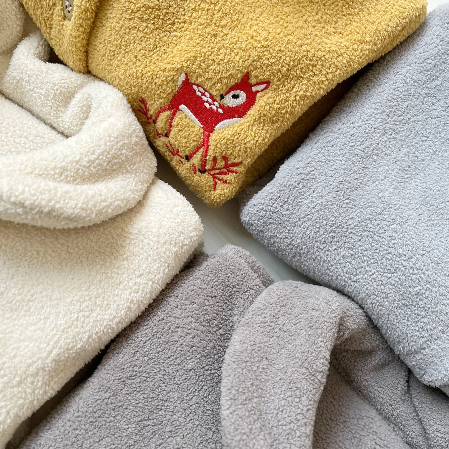 Woodland Embroidered 2-Piece Fleece Suit- CLEARANCE