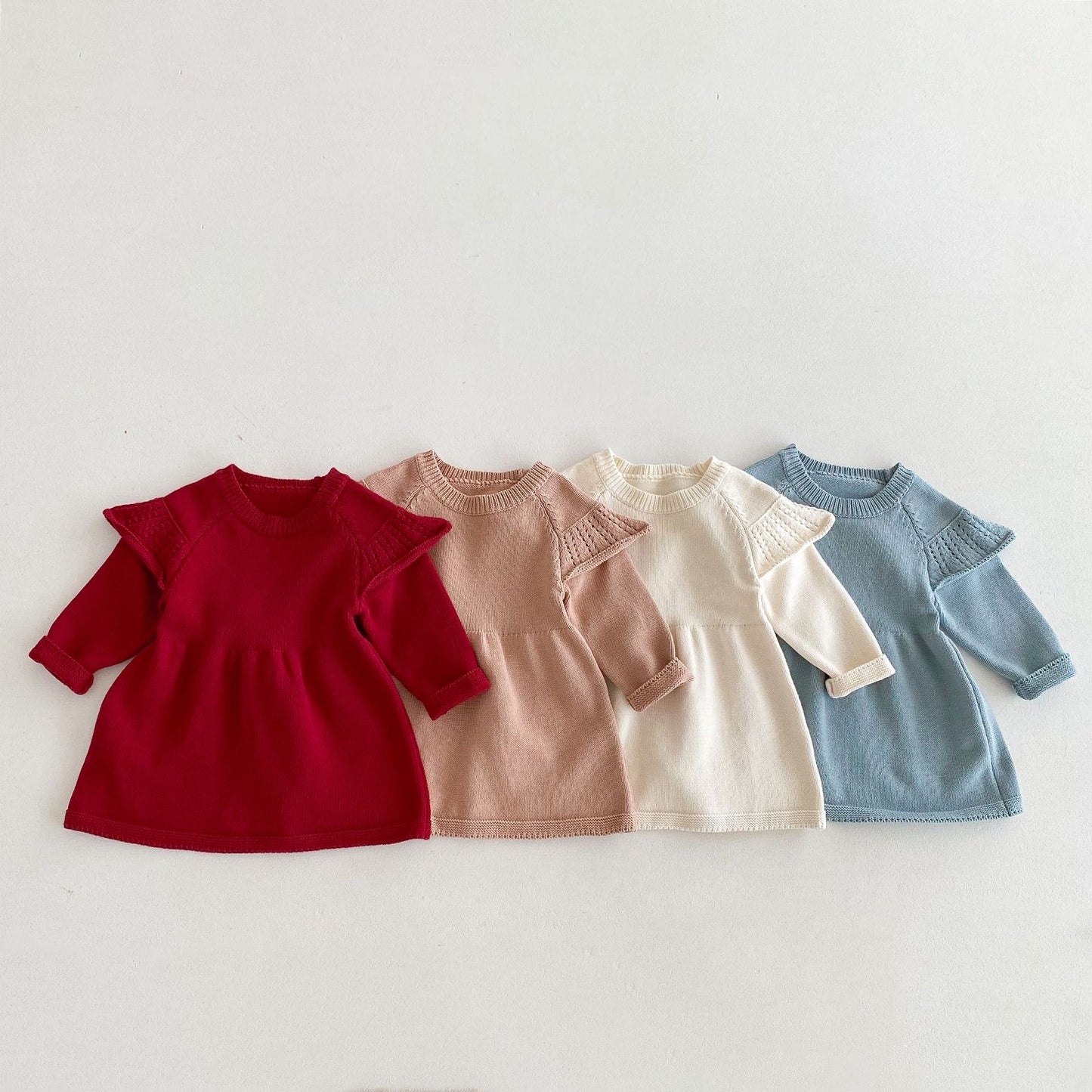 Long Sleeve Knit Dress- CLEARANCE