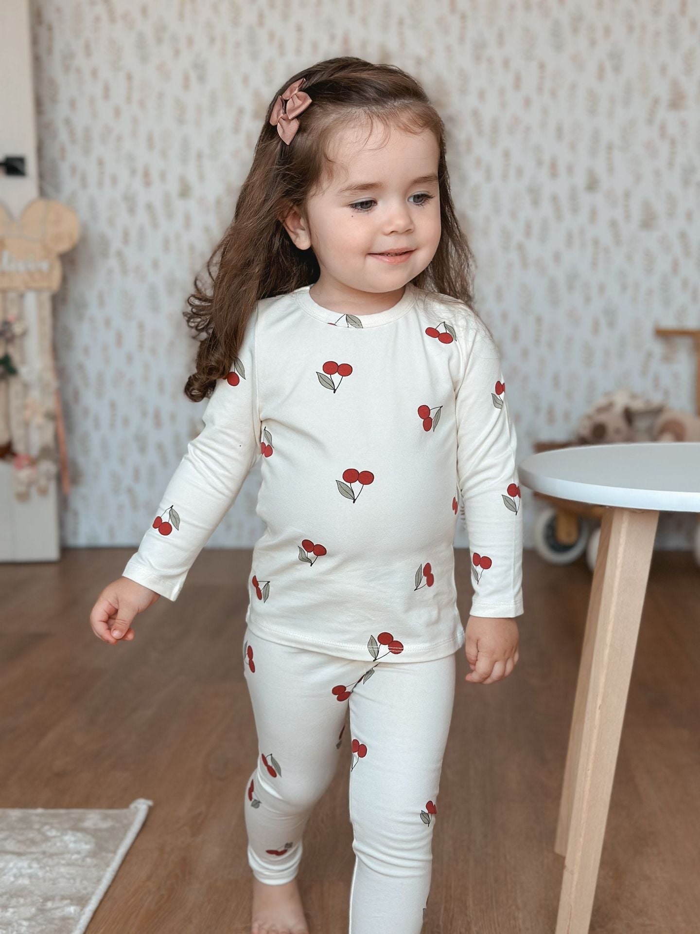 2-piece Long Sleeve Cotton Pajama Lounge Set | Apple Jaxx- CLEARANCE