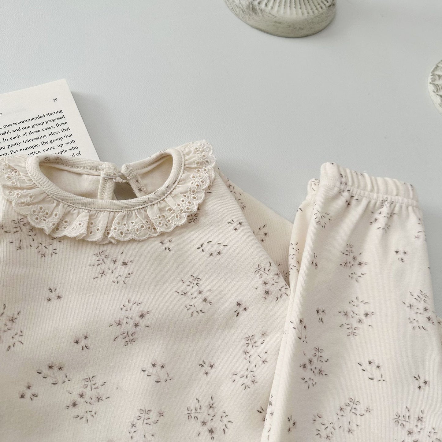 2 Piece Cotton Pajama Lounge Set- CLEARANCE