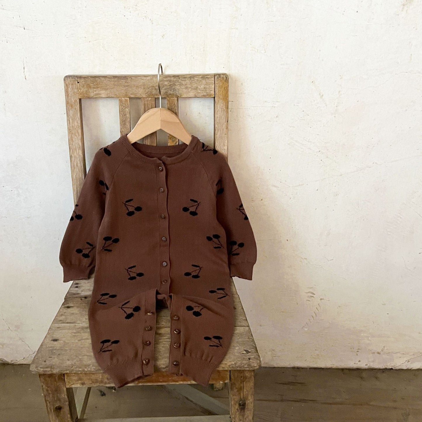 Button Front Knit Jumpsuit- CLEARANCE