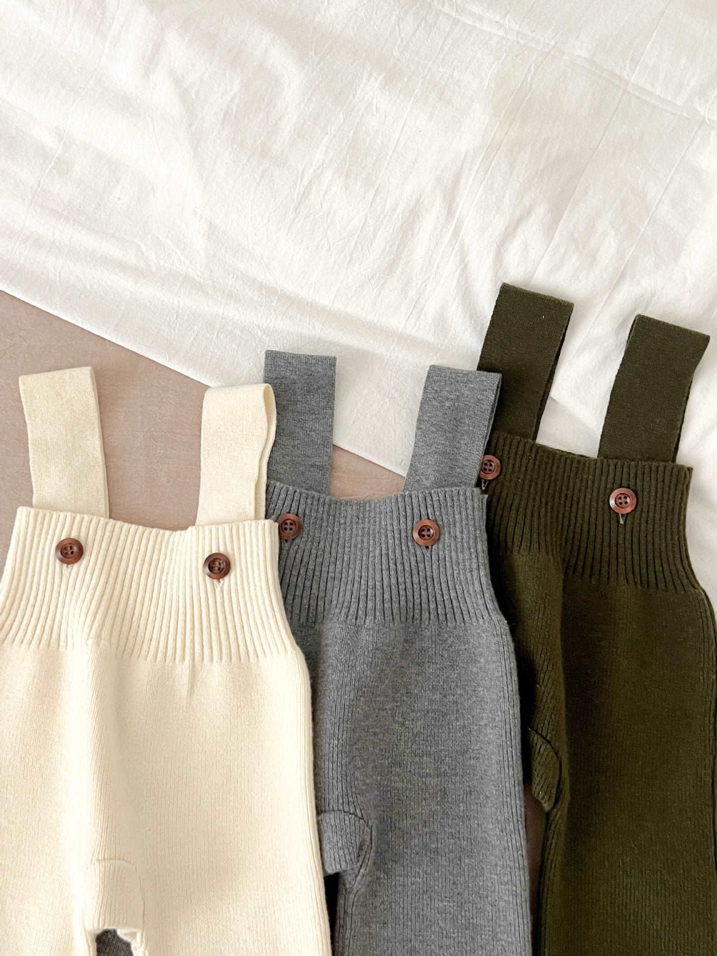 AW2023 Baby baby overalls Google Knit Knit Bottoms Knit Overalls knits Knitwear new POS Sale Toddler toddler overalls Solid Knit Overalls || Camel + 6 more colors... Isla + Bo