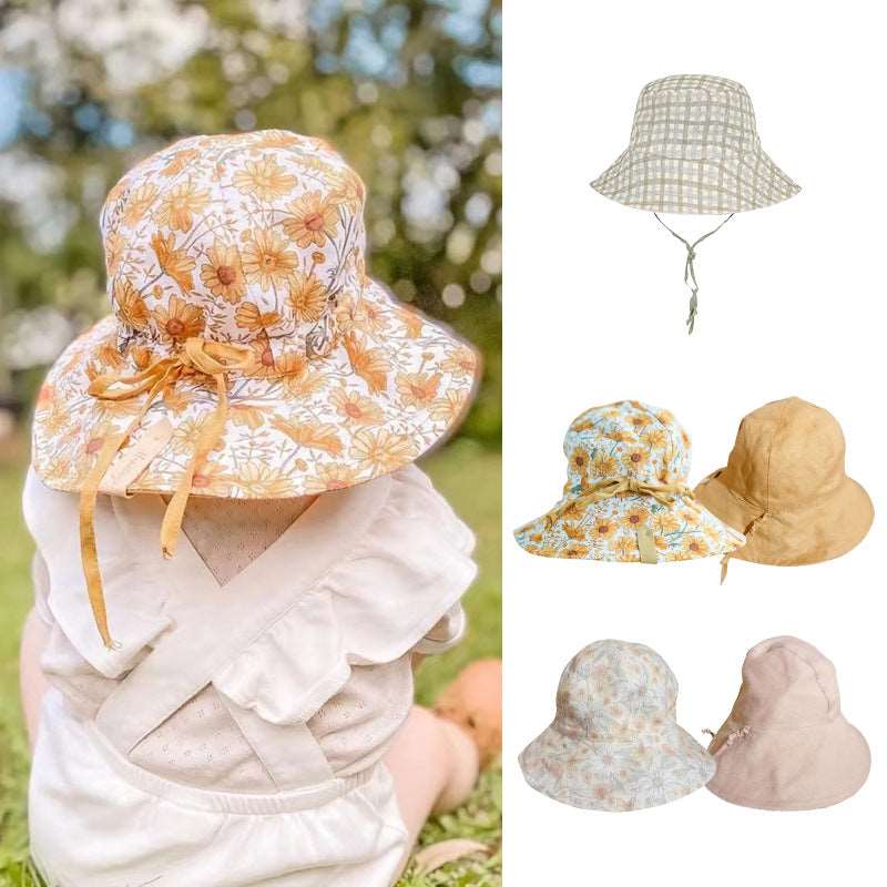 Accessories Baby Baby Accessories Baby Hat Faire Google Kids kids hat new SS2024 Toddler Toddler Accessories toddler hat Dual Charm Reversible Toddler Sun Hat Isla + Bo