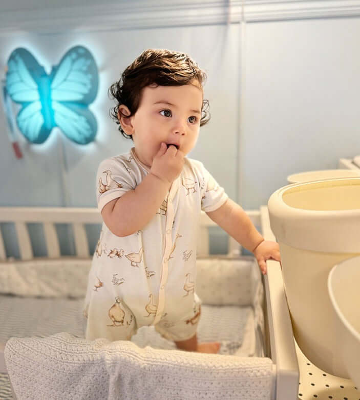 Baby baby cotton romper Baby Romper Cotton Cotton Romper Faire Google new SS2024 Short Sleeve Cotton Romper Isla + Bo