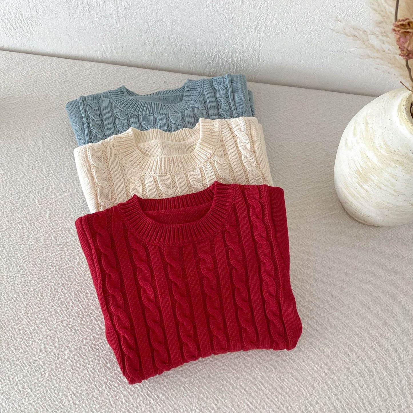 Twisted Knit Sweater Dress- CLEARANCE