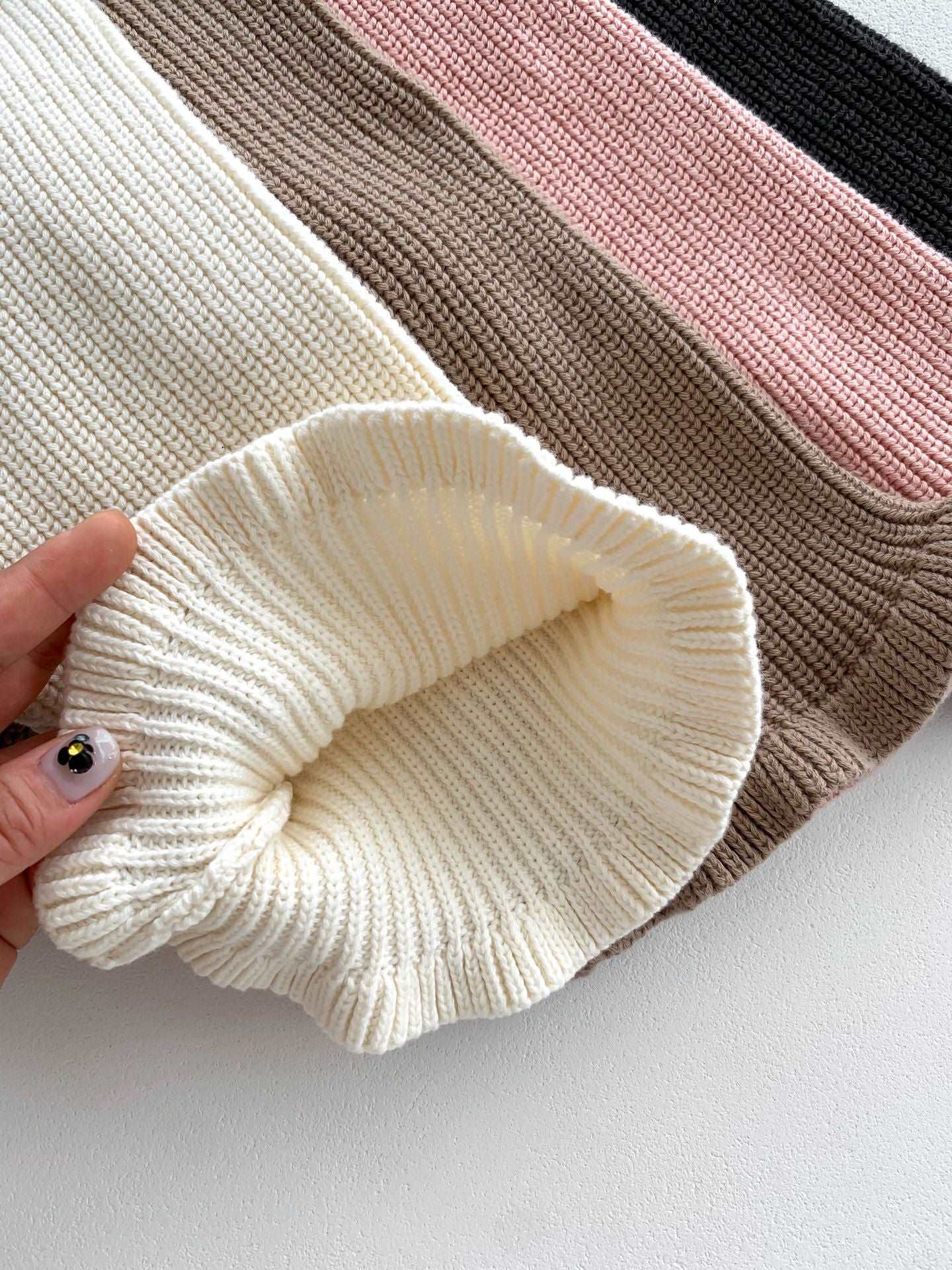 AW2023 Baby Baby Bottoms Baby Knit Pants Baby Pants Google Knit Knit Bottoms Knit pants knits Knitwear new POS Sale Toddler Toddler Bottoms Toddler Knit Pants Toddler Pants Bell Bottom Knit Pants || Milk + 3 more... Isla + Bo