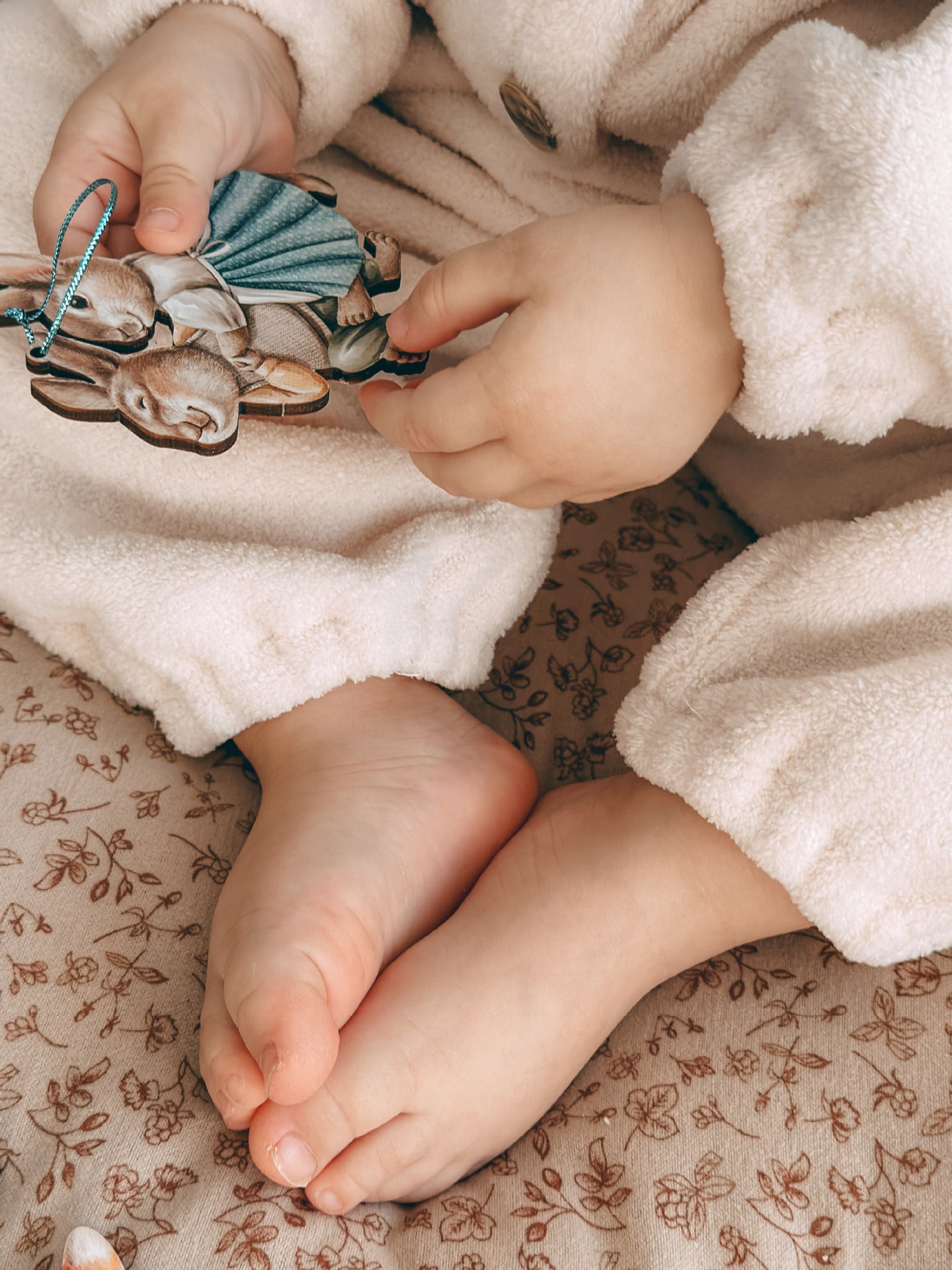 Woodland Embroidered 2-Piece Fleece Suit- CLEARANCE