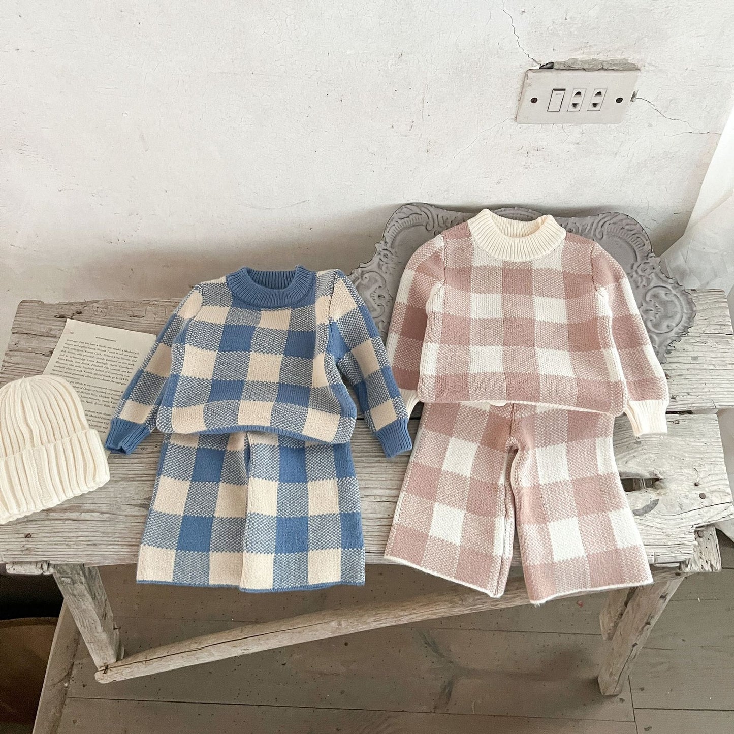 Adorable 2-Piece Knit Pullover and Wide-Leg Pants Set- CLEARANCE