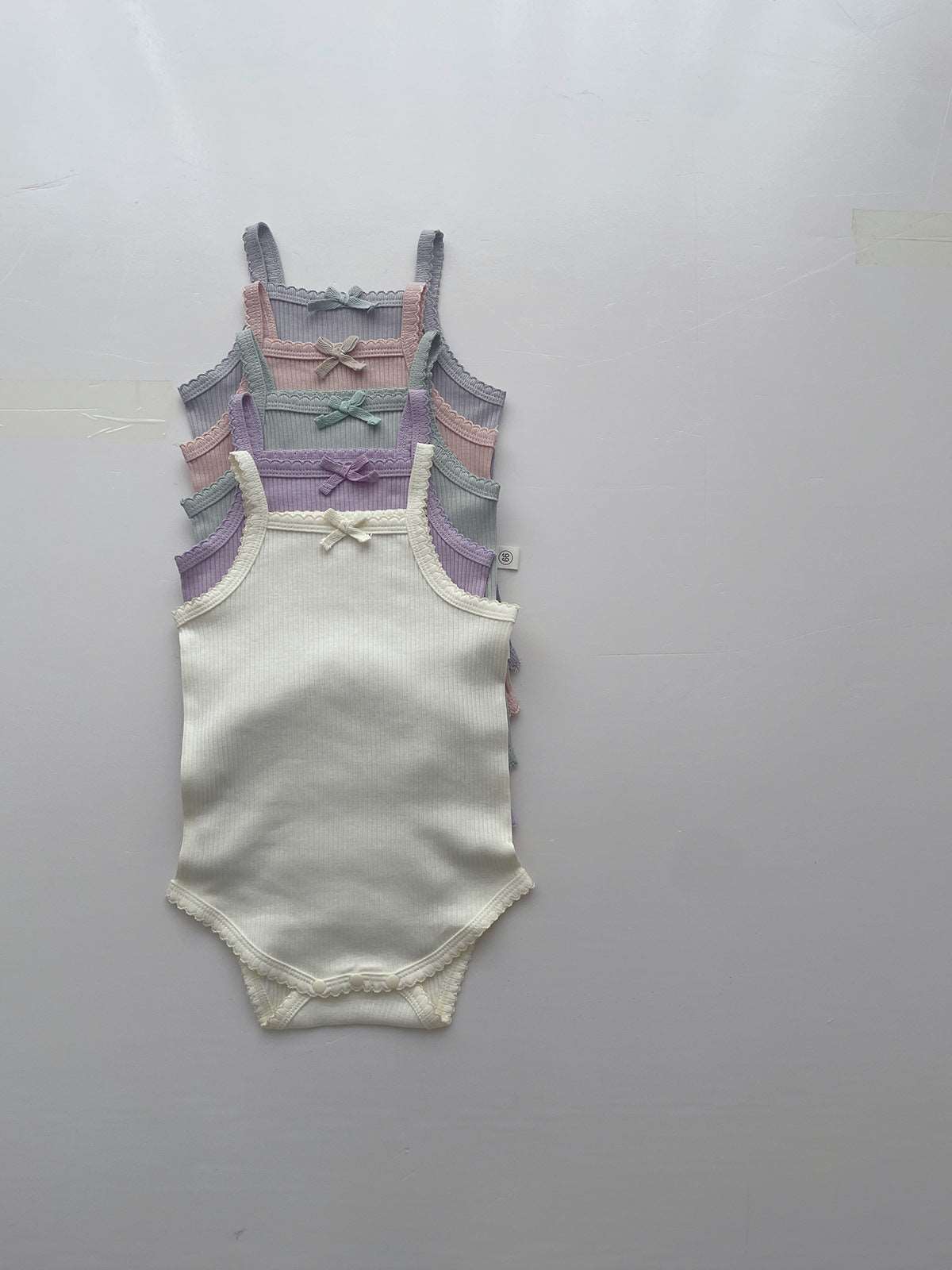 Baby Cotton Cotton Bodysuit Faire Google new SS2024 Ribbed Cotton Bodysuit for Infants Isla + Bo