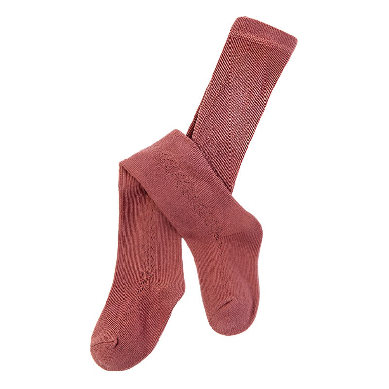Baby Baby Accessories Baby Bottoms cotton tights Faire Google new SS2024 tights Toddler Toddler Accessories Toddler Bottoms toddler tights Open Knit Work Cotton Tights Isla + Bo